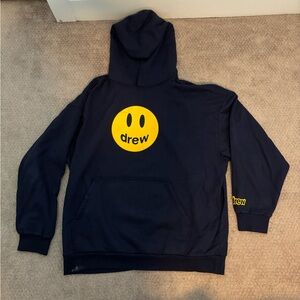 DREW House Heavyweight Sweatshirt (Navy Blue, 2XL)